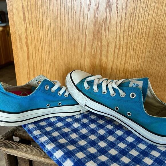 CONVERSE ALL STAR, women\'s size 5 1/2, Aqua blue main image 7